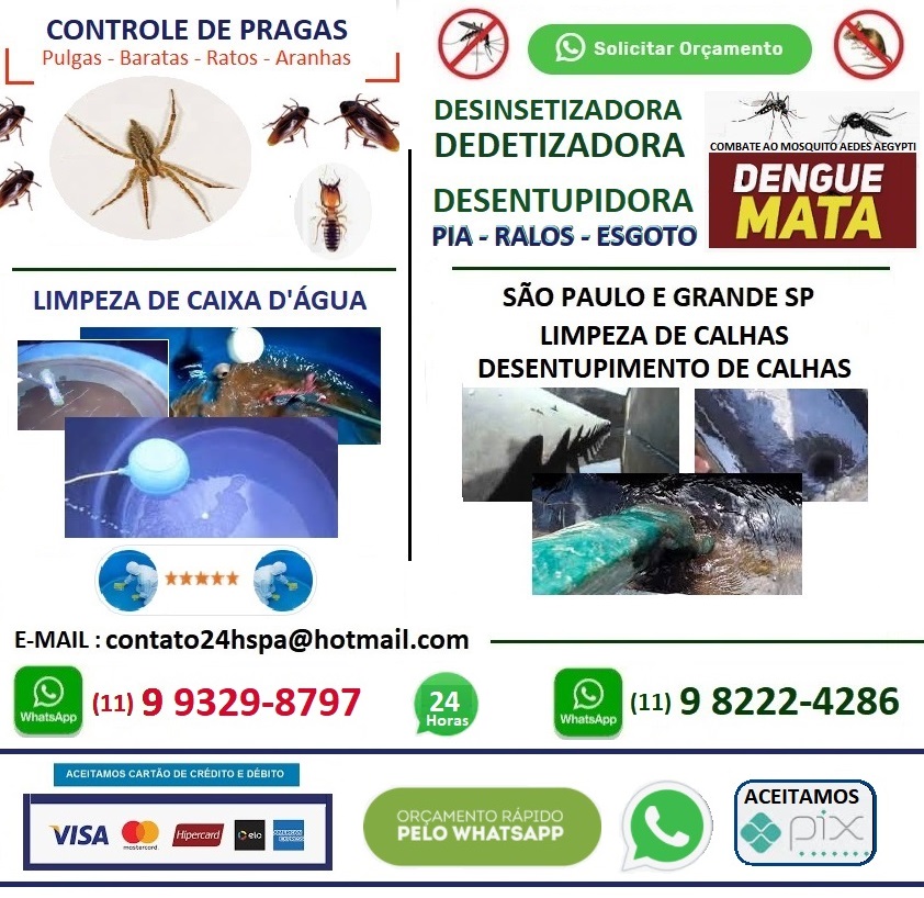 Dedetizadora bairro de itaquera