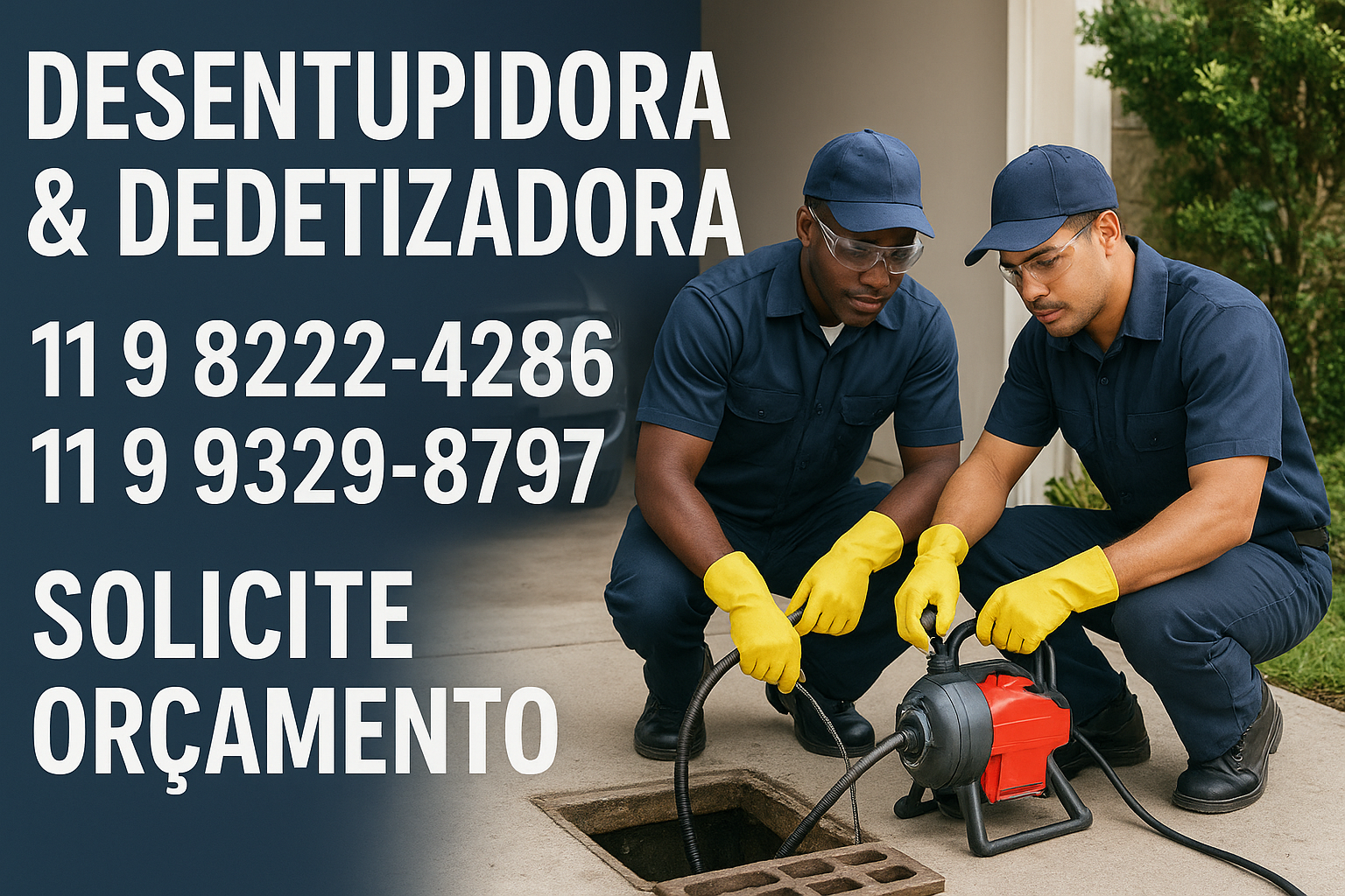Desentupidora Sapopemba e Dedetizadora Vila Ema